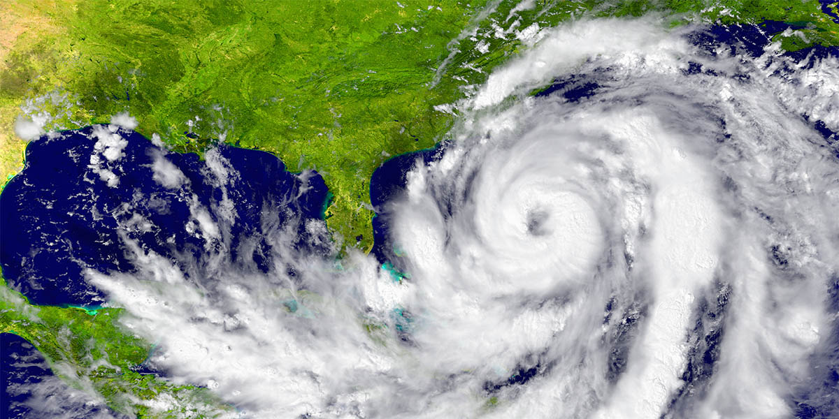 Hurricane between Florida and Cuba