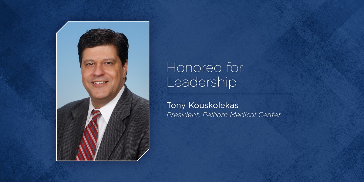 Pelham Medical Center president Tony Kouskolekas