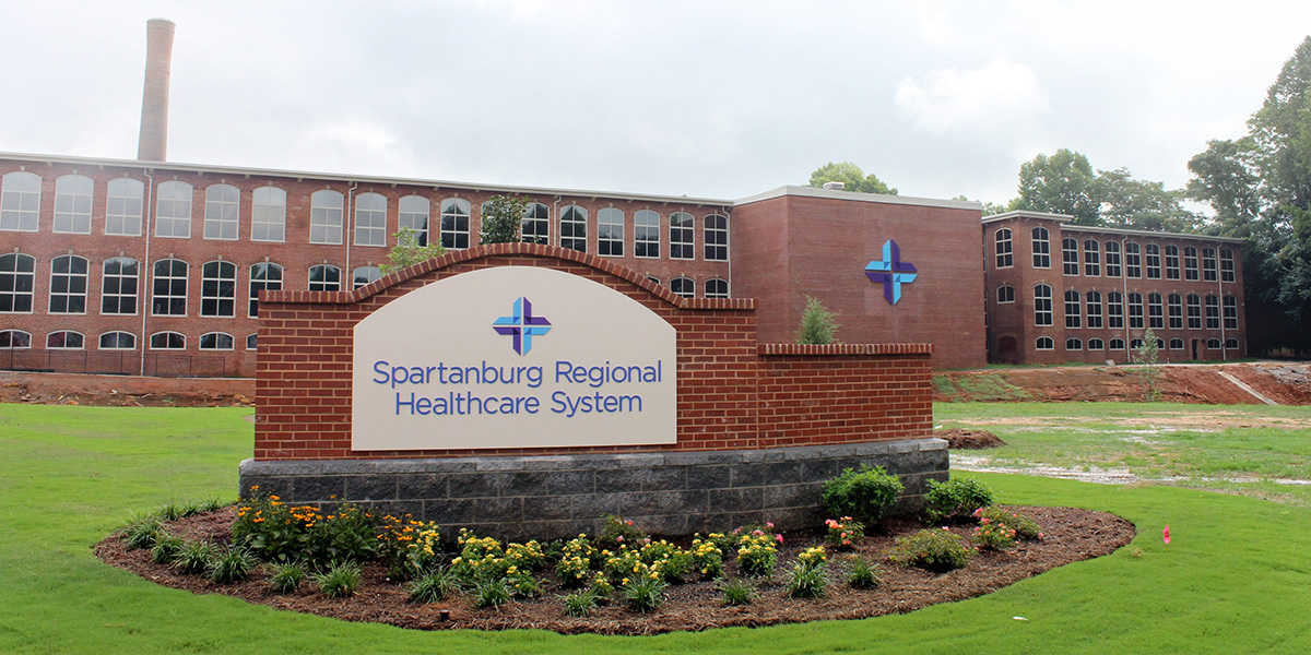  A former textile mill, Beaumont Mill, now houses 600 administrative Spartanburg Regional Healthcare System employees