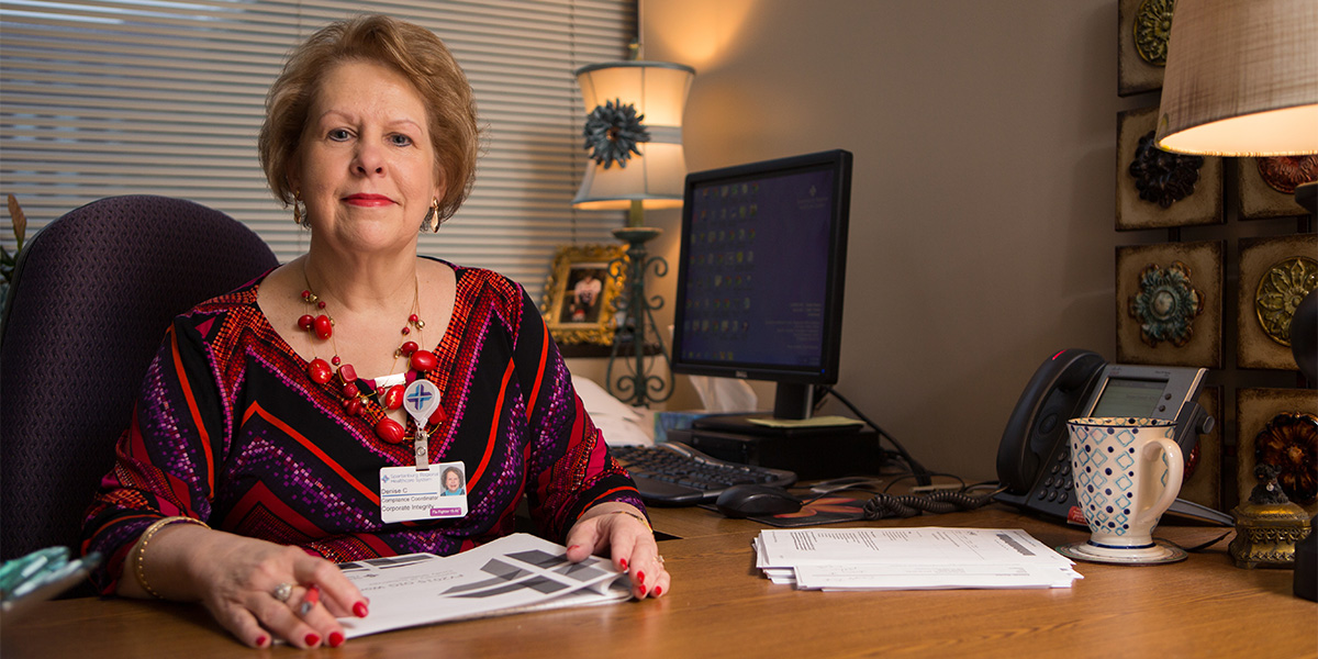 Denise Cozzoli, a compliance coordinator for Spartanburg Regional Healthcare System, and contributor to the Spartanburg Regional Foundation's employee campaign