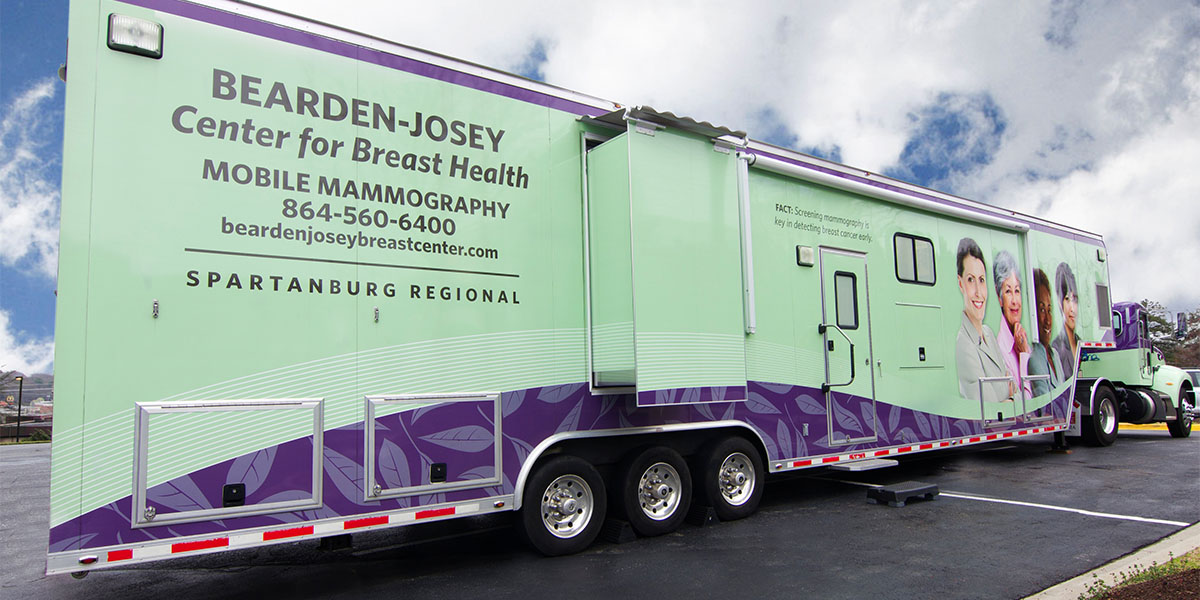 Bearden-Josey Center for Breast Health Mobile Mammography unit