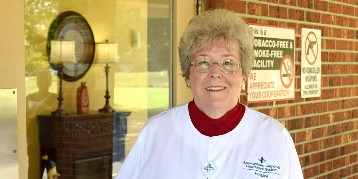 Spartanburg Regional Hospice volunteer, Linda Garrett